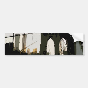 Pop Art Brooklyn Bridge Bildekal