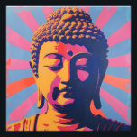 Pop Art Buddha Fototryck<br><div class="desc">Om du tycker om religiösa design blir den här perfekten för dig. Det visar Buddha.</div>