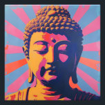 Pop Art Buddha Fototryck<br><div class="desc">Om du tycker om religiösa design blir den här perfekten för dig. Det visar Buddha.</div>