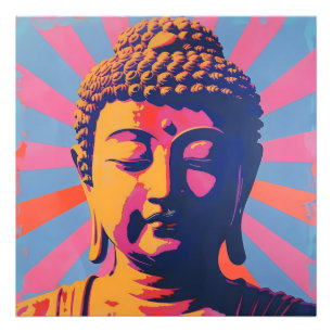 Pop Art Buddha Fototryck