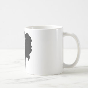 Pop Art Buffalo Bison Silhouette Kaffemugg