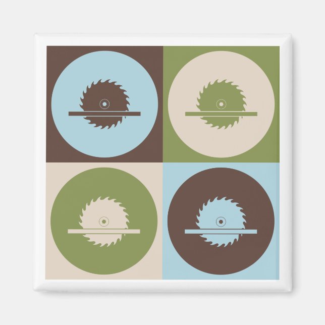 Pop Art Carpentry Magnet (Framsidan)