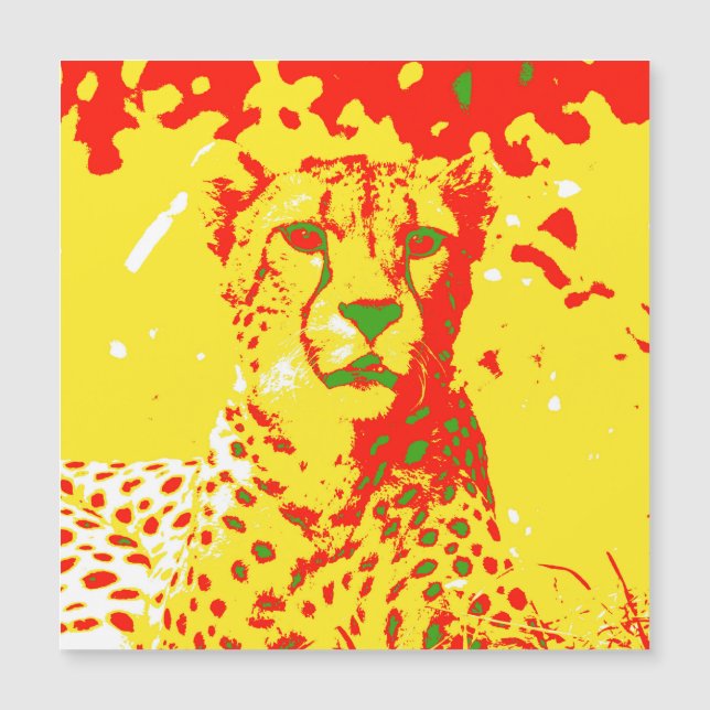 Pop Art Cheetah (Framsida)