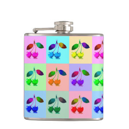 Pop Art Cherry Mönster Fickplunta