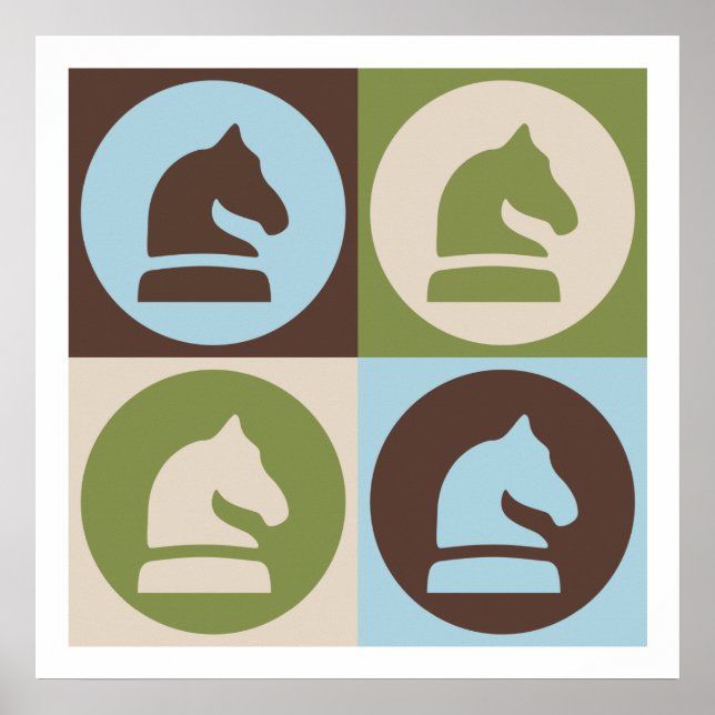 Pop Art Chess Poster (Framsidan)