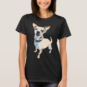 Pop Art Chihuahua Hund aveln Graphic Ensam T Shirt