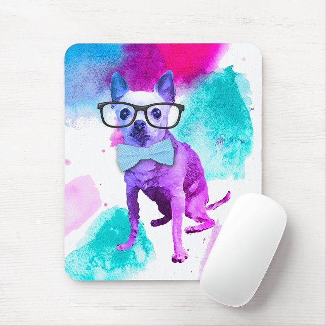 Pop Art Chihuahua Musmatta (Med mus)