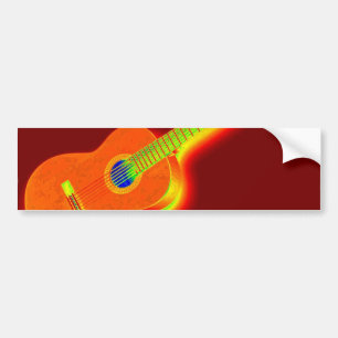 Pop Art Classic Guitar Bildekal
