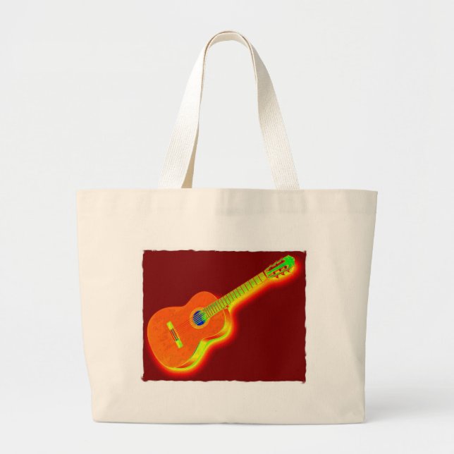 Pop Art Classic Guitar Jumbo Tygkasse (Framsidan)