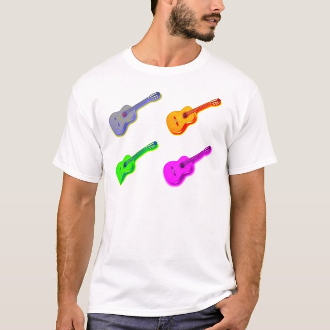 Pop Art Classic Spain Guitar Tee (Framsida)