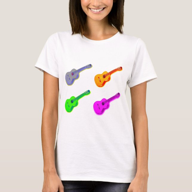 Pop Art Classic Spain Guitar Tröja (Framsida)