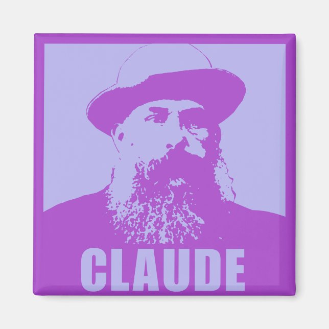 Pop Art Claude Monet | MOD Magnet (Framsidan)