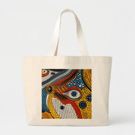 Pop Art Color Splash  Jumbo Tygkasse