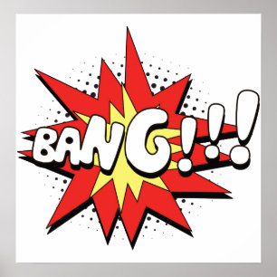 Pop Art Comic Bang! Poster