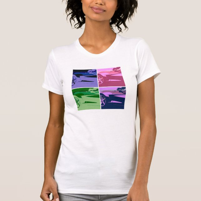 Pop Art Corvettes Tee (Framsida)