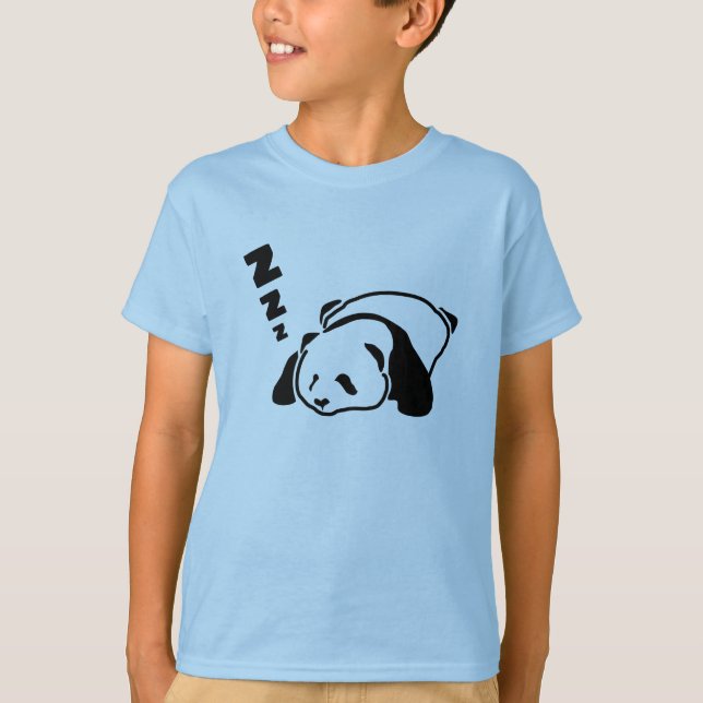 Pop Art Cute Panda T Shirt (Framsida)