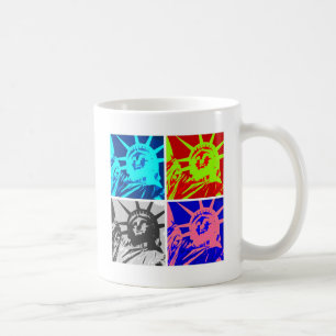 Pop Art Dam Liberty New York City Kaffemugg
