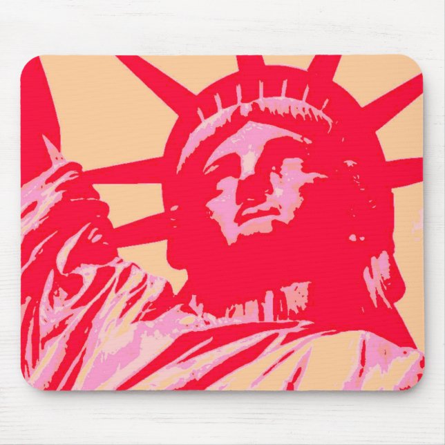 Pop Art Dam Liberty New York City Musmatta (Framsidan)