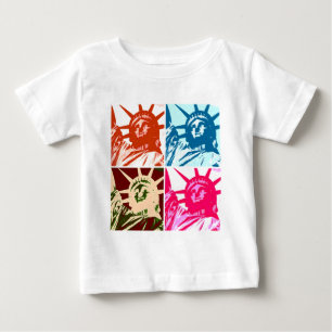 Pop Art Dam Liberty New York City T-shirt