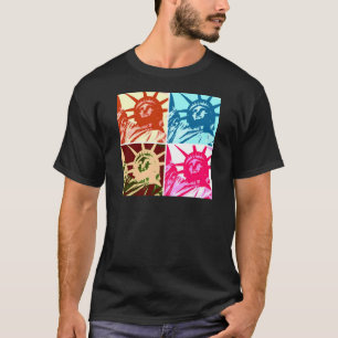 Pop Art Dam Liberty New York City Tee