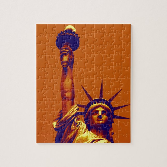 Pop Art Dam Liberty Pussel (Vertikal)