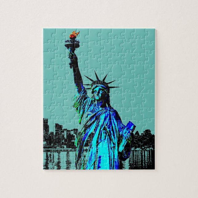Pop Art Dam Liberty Pussel (Vertikal)