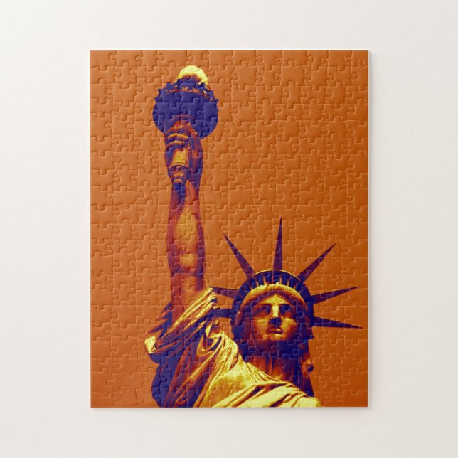 Pop Art Dam Liberty Pussel (Vertikal)