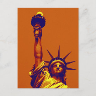 Pop Art Dam Liberty Vykort