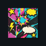 Pop Art Dopaminkollage i Neon Halftone Burst Canvastryck<br><div class="desc">Gå in i en värld där färg, form och popkultur nostalgia kolliderar i en elektrifierande homage till dopamins rusning. "Pop Art Dopamin Collage in Neon Halftone Burst Vibe" är en stor canvas biet som avstår från litteralkemi till förmån för fet grafisk energi som lånats från tecknad bokar, retroreklam och gatukonst...</div>