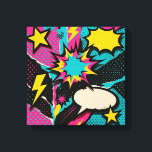 Pop Art Dopaminkollage i Neon Halftone Burst Canvastryck<br><div class="desc">Gå in i en värld där färg, form och popkultur nostalgia kolliderar i en elektrifierande homage till dopamins rusning. "Pop Art Dopamin Collage in Neon Halftone Burst Vibe" är en stor canvas biet som avstår från litteralkemi till förmån för fet grafisk energi som lånats från tecknad bokar, retroreklam och gatukonst...</div>
