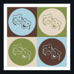 Pop Art Drama Poster<br><div class="desc">Pop Art Drama. Få den här roligten med hobby,  yrke eller fixering vid underbara t-shirts,  klistermärken och mycket annat. De gör också underbara gåvor!</div>