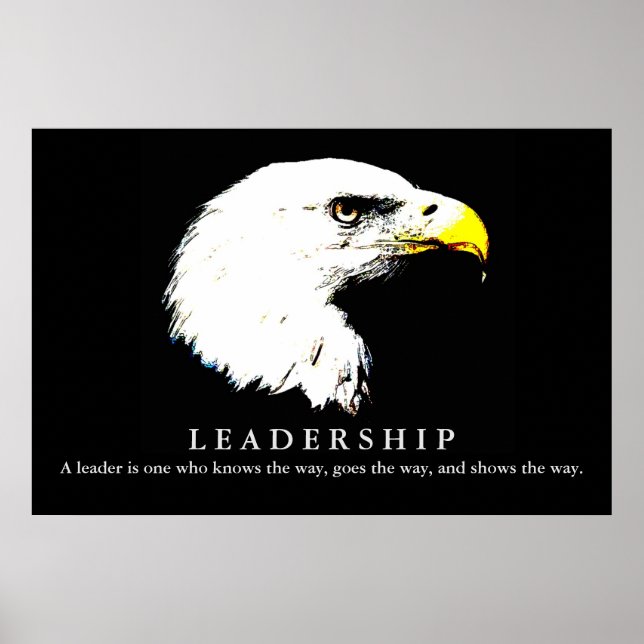 Pop Art Eagle Leader Poster (Framsidan)