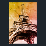 Pop Art Eiffel Torn Paris Romantik City Poster<br><div class="desc">Paris City Ställen & Sightseeings - Eiffel Torn Digital Photography Artwork</div>