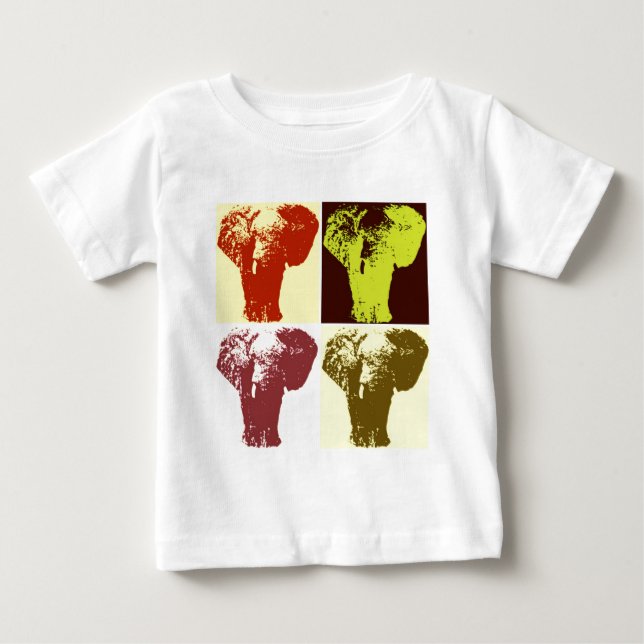 Pop Art Elefant Tröja (Framsida)