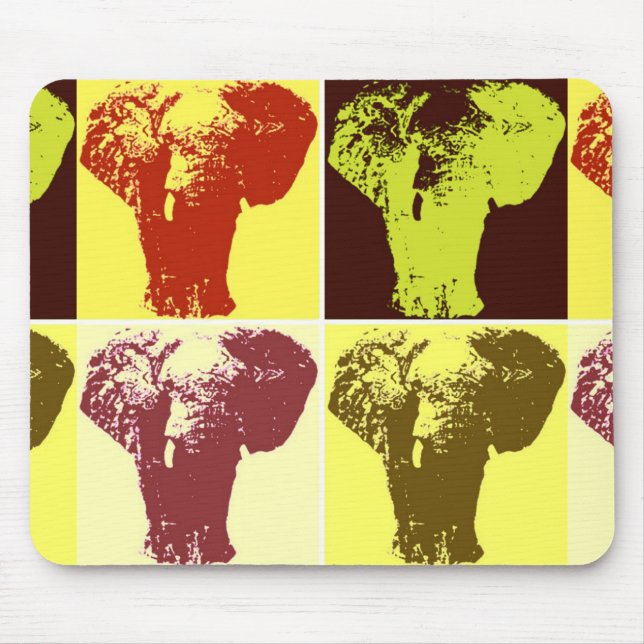 Pop Art Elephant Musmatta (Framsidan)