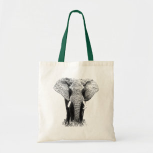 Pop Art Elephant Retro Tygkasse