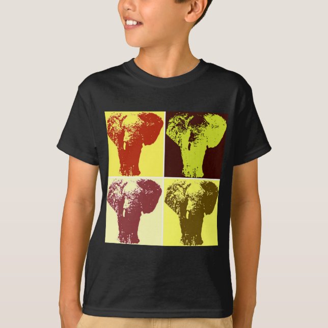 Pop Art Elephant Tee (Framsida)