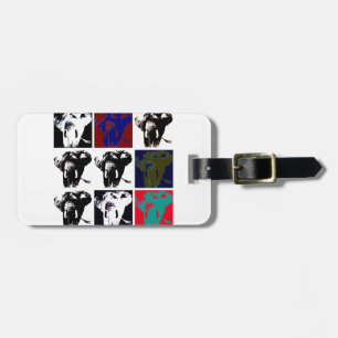 Pop Art Elephants Bagagebricka