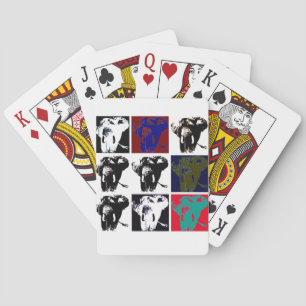 Pop Art Elephants Casinokort