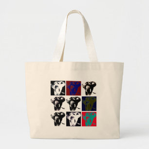 Pop Art Elephants Jumbo Tygkasse