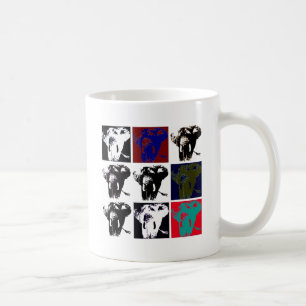 Pop Art Elephants Kaffemugg