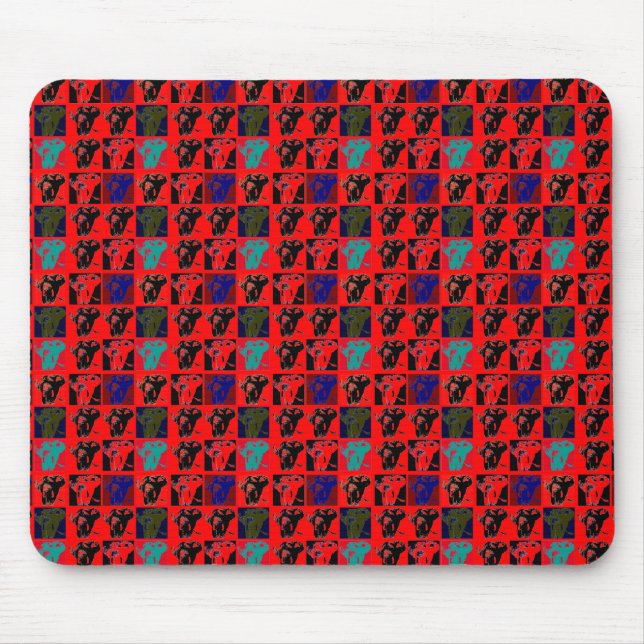 Pop Art Elephants Musmatta (Framsidan)