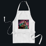 Pop art Elvis Presley apron Förkläde<br><div class="desc">Skämt upp dig med fantastisk Elvis Presley-popkonsten! Med sin ljusa färger och lekande utformning kommer den här plattan säkert att lägga till lite sten-rullfläck till matningsrutinen.</div>