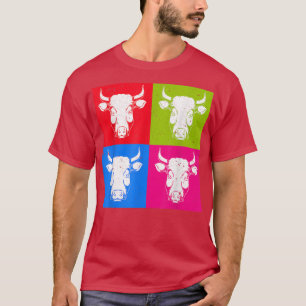 Pop Art Farm Djurskötsel Jordbrukskö T Shirt