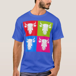Pop Art Farm Djurskötsel Jordbrukskö T Shirt