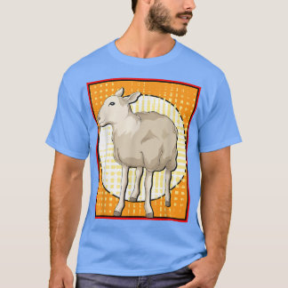 Pop Art Farmer Farming Farm Animal Lover Sheep T Shirt