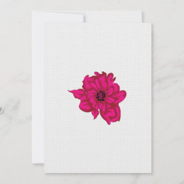 Pop Art Flower | Modern Digital Print Inbjudningar