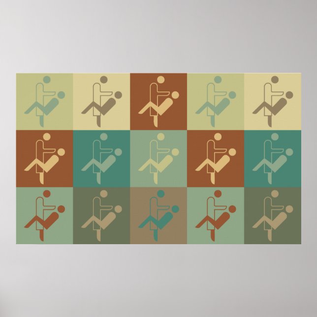 Pop Art för tandhygien Poster (Framsidan)