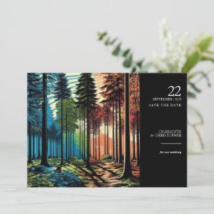 Pop Art Forest Spara Datumet