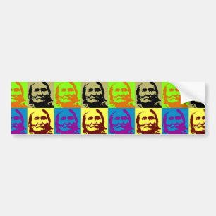 Pop Art Freedom Fighter Geronimo Bildekal